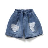 WEB限定  ダメージデニムハーフパンツ  5分丈 | F.O.Online Store | 詳細画像7 