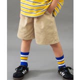 ベージュ | 【B NEW JACK】ワイドハーフパンツ_90~160cm展開 | F.O.Online Store