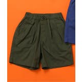 グリーン | WEB限定 タックハーフパンツ 5分丈 | F.O.Online Store