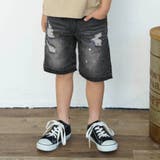 クラッシュデニムハーフパンツ_5分丈 5分丈 | F.O.Online Store | 詳細画像1 