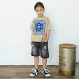 クラッシュデニムハーフパンツ_5分丈 5分丈 | F.O.Online Store | 詳細画像4 