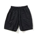 ブラック | WEB限定 ダンプワッシャーハーフパンツ 5分丈 | F.O.Online Store
