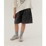 ブラック | WEB限定  KUDOZ.B ボリュームタックデニムパンツ | F.O.Online Store