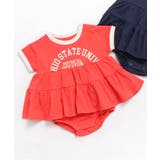 レッド | 【リンク】GIRLSカレッジフリルボディーオール | F.O.Online Store