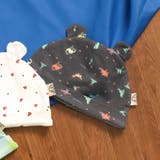 チャコール | 総柄耳付きベビー帽 マイファーストブリーズ | F.O.Online Store