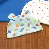 ミント | 総柄耳付きベビー帽 マイファーストブリーズ | F.O.Online Store