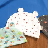 オフホワイト | 総柄耳付きベビー帽 マイファーストブリーズ | F.O.Online Store