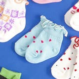 サックス | GIRLS総柄ベビーソックス マイファーストブリーズ | F.O.Online Store