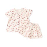 オフホワイト | さくらんぼ前開きパジャマ | F.O.Online Store