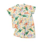 オフホワイト | WEB限定 ダイナソーカモフラージュ柄前あきパジャマ | F.O.Online Store