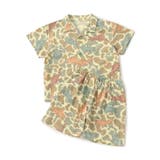 イエロー | WEB限定 ダイナソーカモフラージュ柄前あきパジャマ | F.O.Online Store