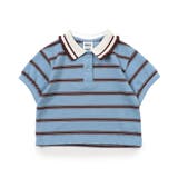 サックス | マルチボーダーポロシャツ | F.O.Online Store