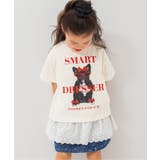 針抜きTシャツ&裾レースフリル2プリントシャツ | F.O.Online Store | 詳細画像1