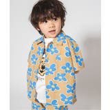 ベージュ | WEB限定 【リンク】POP総柄シャツ | F.O.Online Store