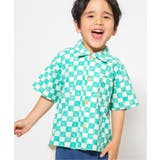 グリーン | WEB限定 【リンク】POP総柄シャツ | F.O.Online Store