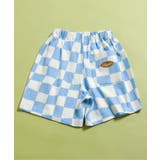 サックス | 楽しいバリエーションハーフパンツ(セットアップ可) 4分丈 | F.O.Online Store