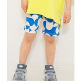 ブルー | 【WEB限定/26年夏新作】DAISUKI総柄ライトハーフパンツ  5分丈 | F.O.Online Store