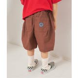 ブラウン | バルーンタックハーフパンツ  5分丈 | F.O.Online Store