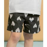 ブラック | 水陸両用総柄アクティブパンツ_UVカット_撥水加工 4分丈 | F.O.Online Store