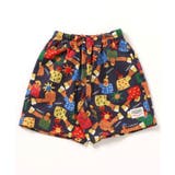 チャコール | 水陸両用総柄アクティブパンツ_UVカット_撥水加工 4分丈 | F.O.Online Store