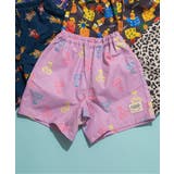 ラベンダー | 水陸両用総柄アクティブパンツ_UVカット_撥水加工 4分丈 | F.O.Online Store