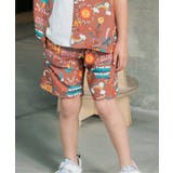 ブラウン | 【リンク】リゾートアロハハーフパンツ_セットアップ可 5分丈 | F.O.Online Store