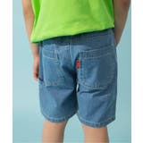 サックス | 【ジュニア対応】サマーエール デニムパンツ 6分丈 | F.O.Online Store