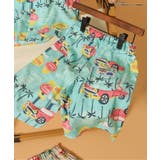 ターコイズブルー | TOMICA×BREEZE アロハパンツ(セットアップ可) 5分丈 | F.O.Online Store