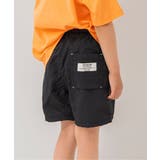 ブラック | 【水をはじく/しわになりにくい】水陸両用パンツ 4分丈 UVカット 撥水 | F.O.Online Store