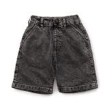 ブラック | 【サマーエール/接触冷感】デニムハーフパンツ  6分丈 接触冷感 | F.O.Online Store