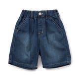 サックス | 【サマーエール/接触冷感】デニムハーフパンツ  6分丈 接触冷感 | F.O.Online Store