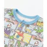 WEB限定 前あきひんやりパジャマ 恐竜コミック柄_接触冷感 | F.O.Online Store | 詳細画像4