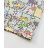 WEB限定 前あきひんやりパジャマ 恐竜コミック柄_接触冷感 | F.O.Online Store | 詳細画像6