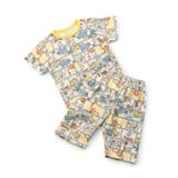 イエロー | WEB限定 前あきひんやりパジャマ 恐竜コミック柄_接触冷感 | F.O.Online Store