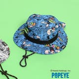 ブルー | 【ポパイ(TM)コラボ】コミック総柄アウトドアハット | F.O.Online Store