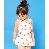 レッド | フリルワンピース水着_UVカット | F.O.Online Store