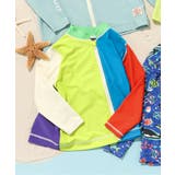 レインボー | 【UVカット】わくわく前開きラッシュガード | F.O.Online Store