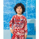 レッド | 【UVカット】わくわく長袖ラッシュガード | F.O.Online Store