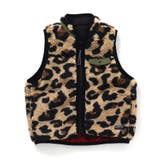 ベージュ | WEB限定 総柄リバーシブルボアベスト | F.O.Online Store
