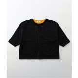 ブラック | 【AAAL PROD】袖口裏配色カーディガン | F.O.Online Store