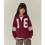 エンジ | WEB限定  KUDOZ.B ナンバリングジップパーカー | F.O.Online Store