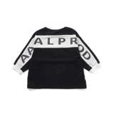 ブラック | 【AAAL PROD】切り替えプリント長袖Tシャツ | F.O.Online Store