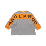 グレー | 【AAAL PROD】切り替えプリント長袖Tシャツ | F.O.Online Store