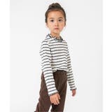 オフホワイト | ジャガードテレコボーダーTシャツ | F.O.Online Store