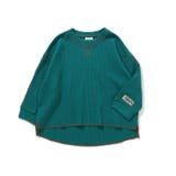 配色ステッチビッグシルエットワッフルTシャツ | F.O.Online Store | 詳細画像3 