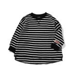 ボーダー柄 | 配色ステッチビッグシルエットワッフルTシャツ | F.O.Online Store