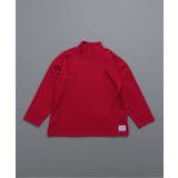 レッド | 【WEB限定】 やわらか起毛ハイネックロンT | F.O.Online Store