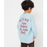 サックス | WEB限定  イロイロロゴ長袖Tシャツ | F.O.Online Store