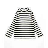 WEB限定  ボーダーリブロンT | F.O.Online Store | 詳細画像9 