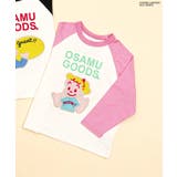 ピンク | ＜OSAMU GOODS＞ラグランワッペン長袖Tシャツ | F.O.Online Store